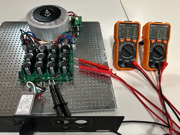 Ensure (as applicable) the variable transformer is set to the lowest output.