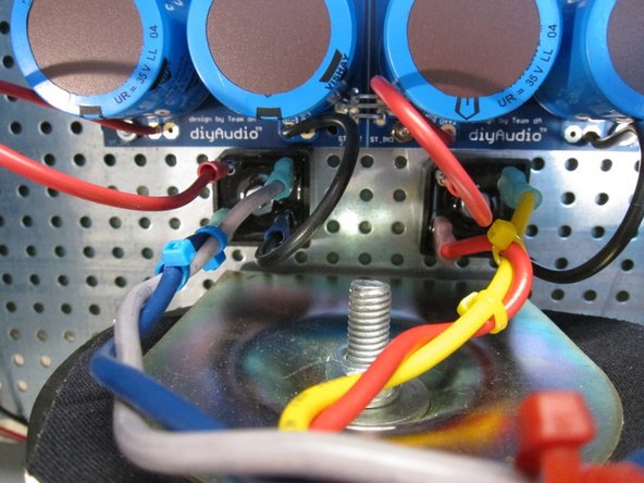 Diode bridges to PSU board.