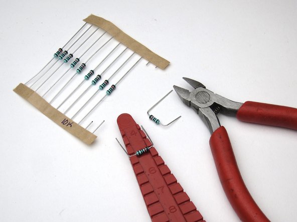 All resistors are on 0.5&quot; lead spacing.