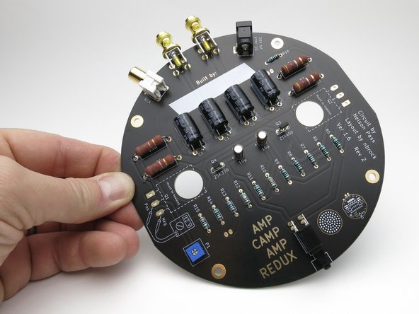 At this point the PCB should look like this.