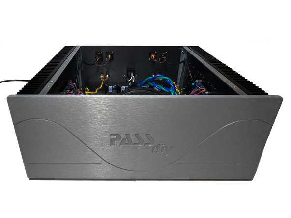 Setting the final bias and nulling the offset should be done at thermal equilibrium in an area that will closely resemble the temperature of where it will live permanently.  So, it's time to button up the chassis.