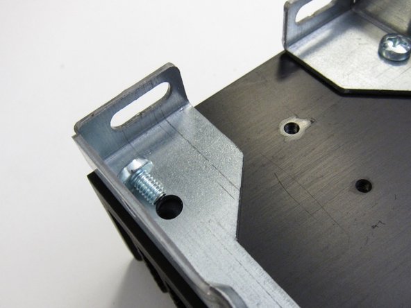 Attach the rails to the heatsinks