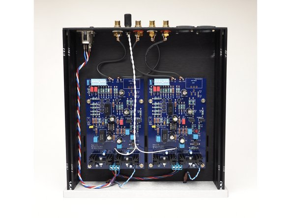 Signal wiring in this example is Mogami W2330, of course you could use whatever you like.