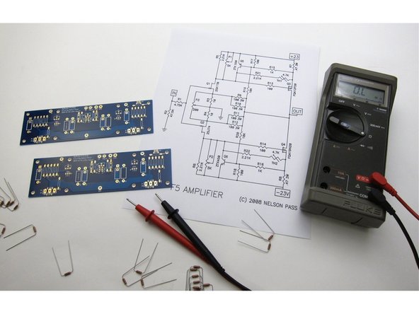 Measure all resistors before inserting into the board. This greatly reduces errors.