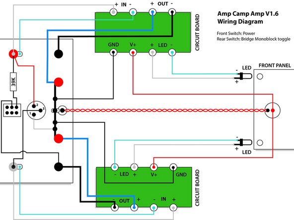This is the wiring diagram for batch 1 &amp; 2. You have one of these batches if your kit shipped before Nov 20th 2018. If your kit shipped after this date (if so, your kit will include grey wire), please skip to the next step for the correct wiring diagram for your kit.
