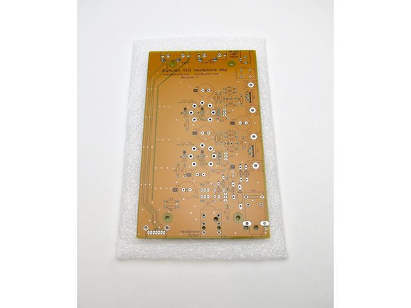 This is the side the majority of the components will be installed.