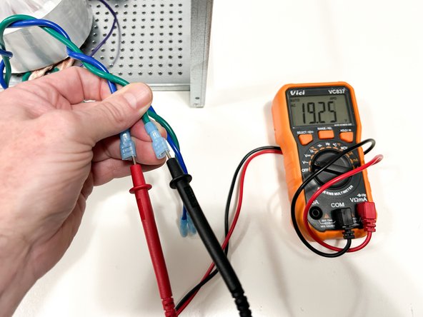 Once full mains voltage is reached, check it at the main board where the transformer primaries are connected. If it does not match your expected mains voltage, stop immediately and turn off the mains power.