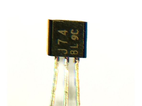 The kit comes with 3 types of transistors in a TO-92 package. It is critical to separate them and install them in the proper locations.