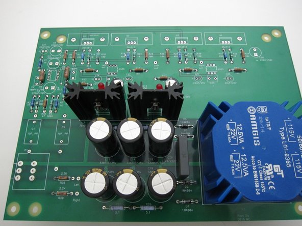 Although somewhat invalidated by the PSU being complete, the old advice of stuffing the smallest to the biggest components holds true. Start with the resistors.
