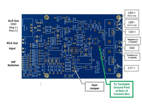 Photo 1 - See notes highlighting key points on the Pearl 3 PCB