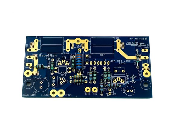 Remember to measure the resistance for every part before installation.