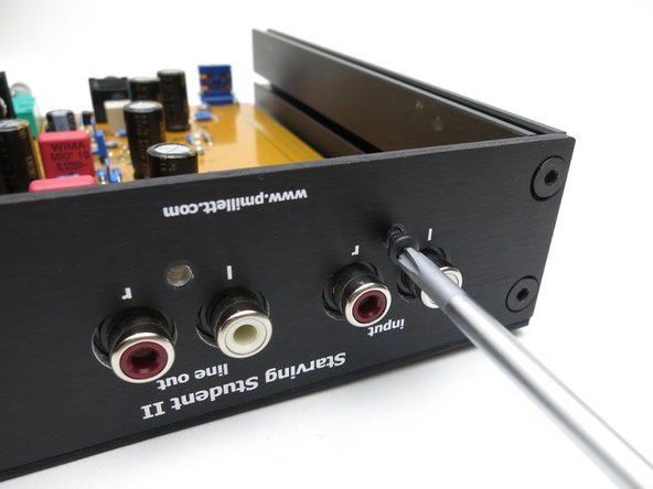 Rear panel attaches with black countersunk screws.