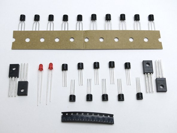 Yes, there are ten of the small SMD transistors. In case you drop one on the floor or, god forbid, sneeze...