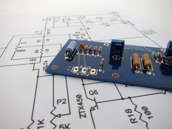 Mount the thermistors as shown and don't bend then yet.