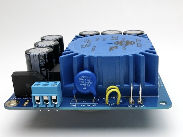 For 120V Mains connect J2 &amp; J5 and connect J3 &amp; J4 with jumper wires (e.g. old resistor leads)