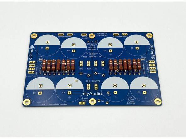 There are only two types of resistors and 3 values.  If you are building a +- 24V PSU, appropriate LED current limiting resistors are included with the kit.  If you are using different voltages and/or like your LEDs at a specific brightness, feel free to use your own, or none at all.