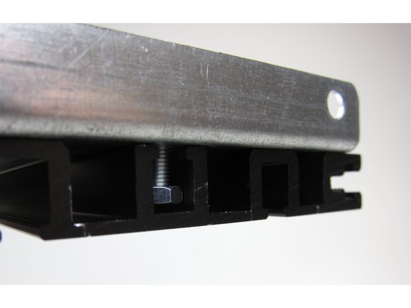 And it connects to the extrusion as shown.