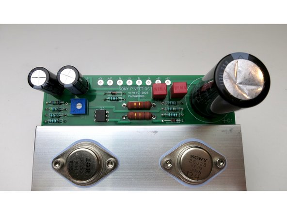 Schematic, Diagram and stuffed output board.