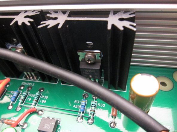 Align all the pins and tabs before soldering. The heatsinks solder in. Then solder the pins. Now tighten the screws. (Not too tight! You can distort the device or break it.)