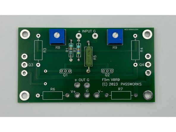 Note - When measuring the resistance of the 0R47 resistors, you're likely not going to get a very accurate reading unless you've got an expensive DMM and know how to use it properly.  Handheld DMMs usually struggle below 1 Ohm.  Don't worry about it.  The value is marked clearly.