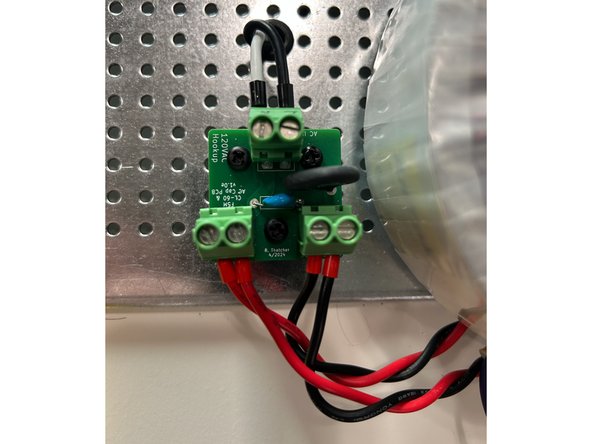 Cut the primary wires to length and terminate as appropriate.