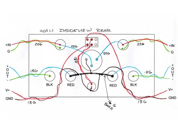 See photo for wiring