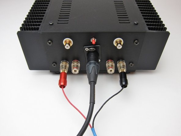 Of note - I used XLR jacks that I had on my shelf from a different product, they have tabs a bit long for the chassis and that's why they are at a slight angle (Use what you have, this is DIY, after all)