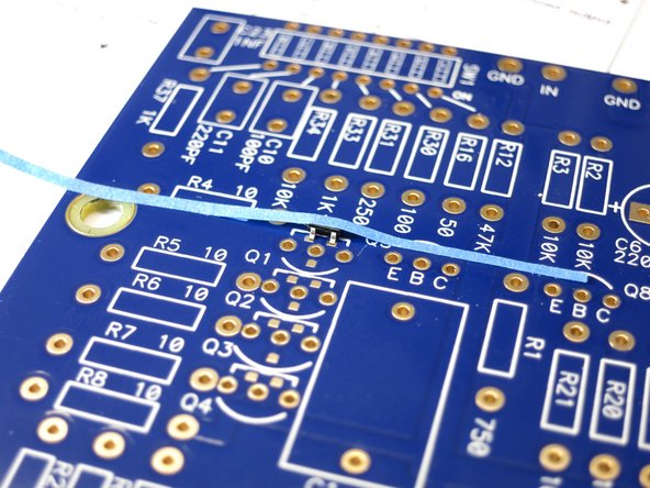 Test connections from component legs to next point on PCB/Schematic to confirm proper connections.   Set DMM to Ohms or continuity buzzer.  Example C9 to ground and to -15V or C22 negative connection.   Check off connections on schematic.  Fix any problems NOW before moving on to through hole components.