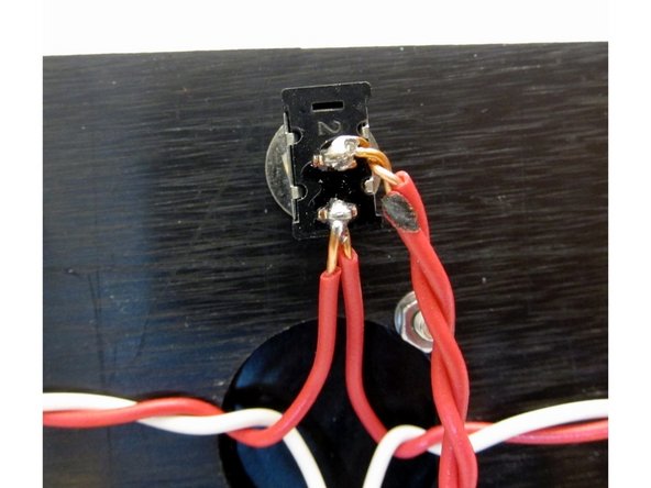 Second image: Whoops, the soldering iron touched the insulation...