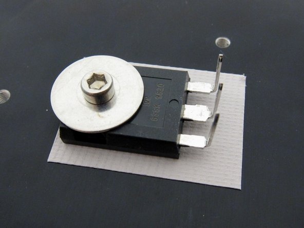 Big transistors mount as shown here, and gently bend the legs up right at the point that they narrow.