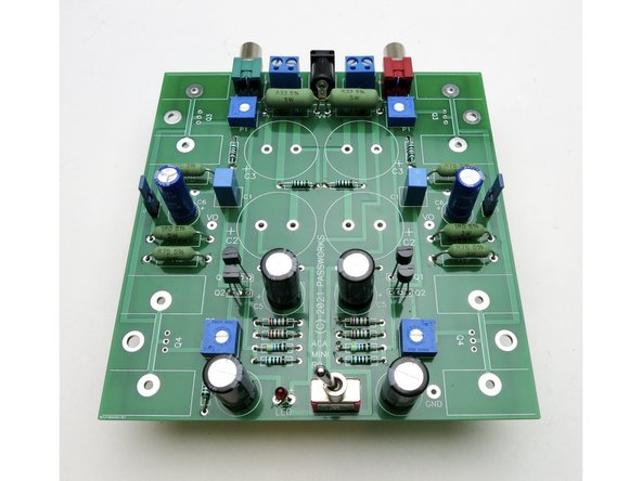 Leave the leads long. I place the PCB on the tabletop, solder one leg from the top to keep it in place, then flip the board and finish the rest of the legs.