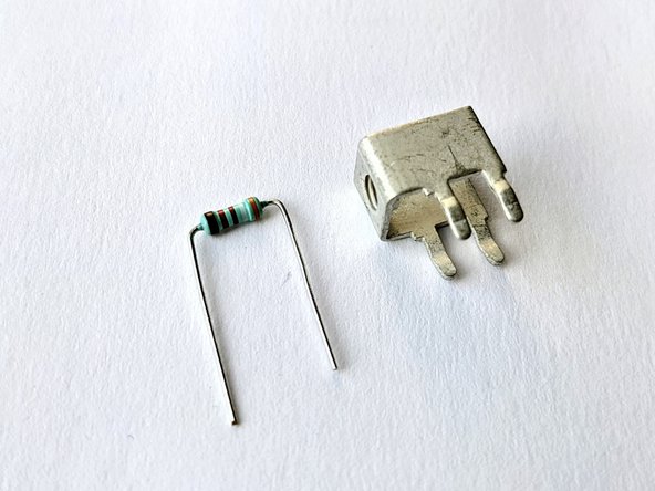 If you use this, the small resistors will be bent perfectly to the solder pads.
