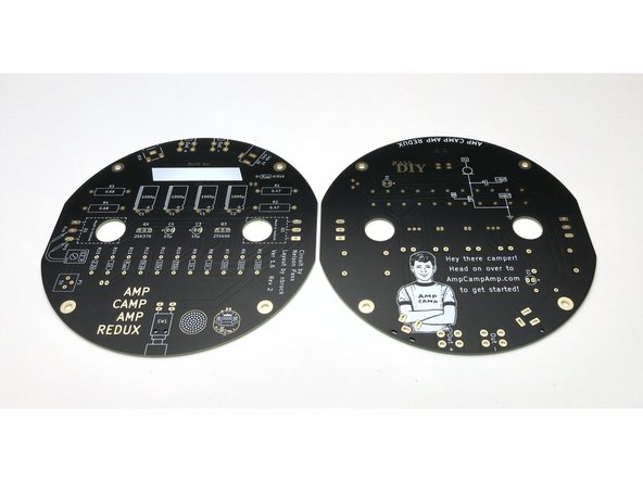 Here you can see the top and bottom of the PCB.