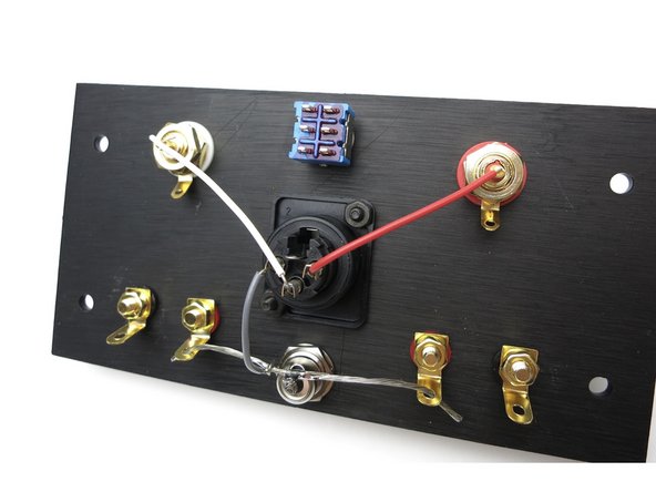 Photo 2 - Red RCA center to XLR pin 2 (red wire)         White RCA center to XLR pin 3 (white wire)