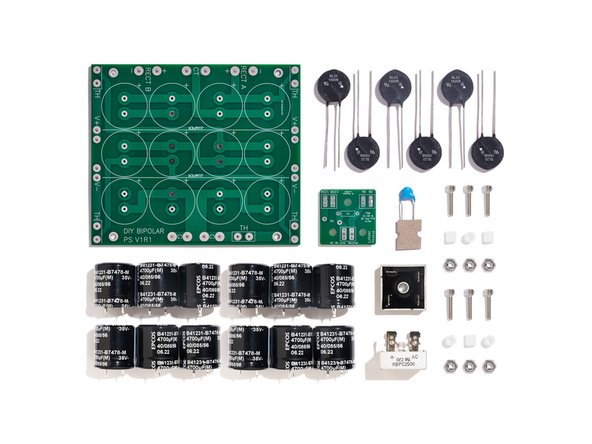 Photo 1 - PSU Kit Bag - This build incorporates PSU V1R1.  If you do not have V1R1, and if you are unsure, please consult an expert and/or your friends in the forum for slight differences.
