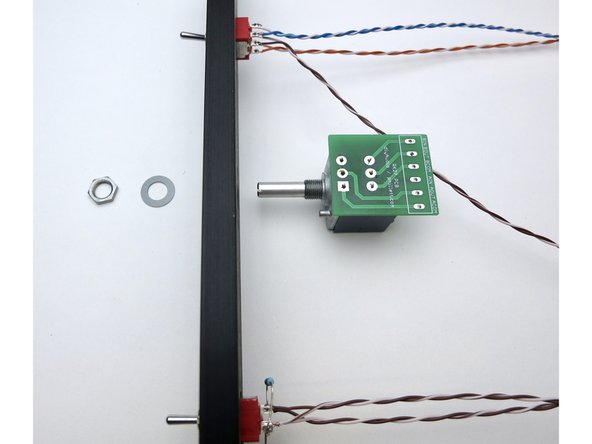 Photo 1 - Install potentiometer to the front panel