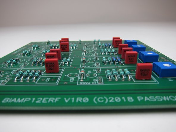 Closer photos of the capacitor locations.