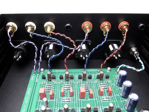 For the sake of clarity I used wire colors that may not be in the kit.