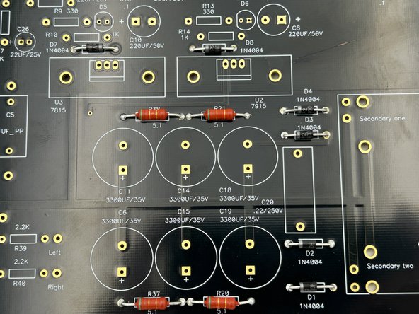 Remember to measure the resistance for every part before installation and follow the validation / installation / inspection process.