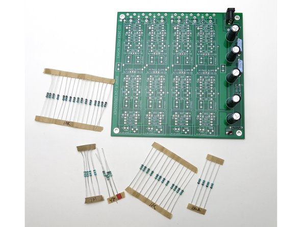 Photo 2 - please note there is an error on the silkscreen, in the single location where it says &quot;221K&quot;, the marking should read &quot;1 MEG&quot;