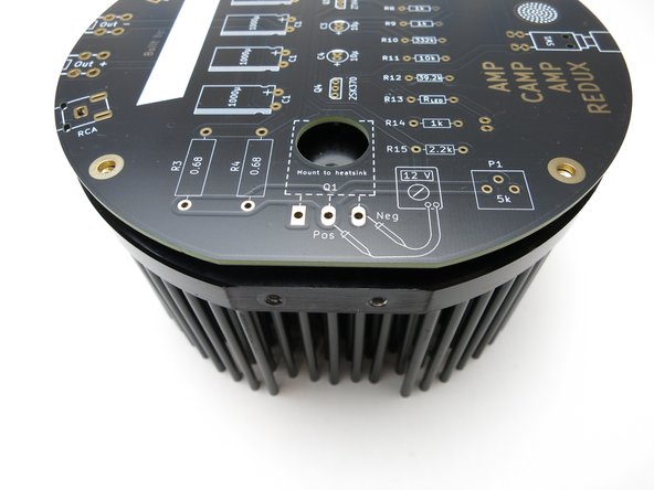 Notice that the PCB and the heatsink have 2 cut-off or flat edges. This will be more important later, but this is a good photo showing it.