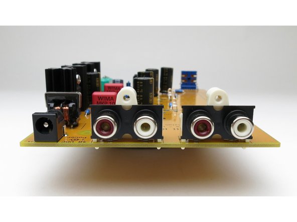 DC power Jack and RCA jacks