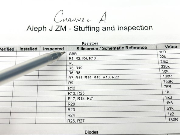 Photo 2 - Measure / validate the part.  In this case, measure the resistor with a DMM.