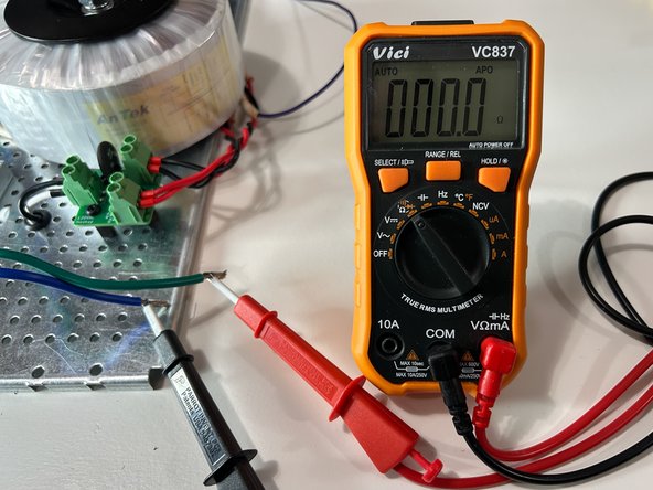 The recommended Antek transformers are dual secondary transformers.  You now need to separate and identify the two secondary windings.  Each secondary winding has one end with blue insulation and one end with green insulation.