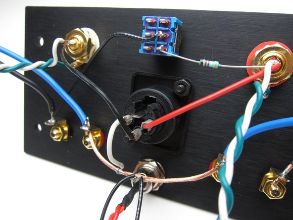XLR - Pin 2  is connected via red wire to the red RCA pin. Pin 3 is connected via black wire to the white RCA pin.