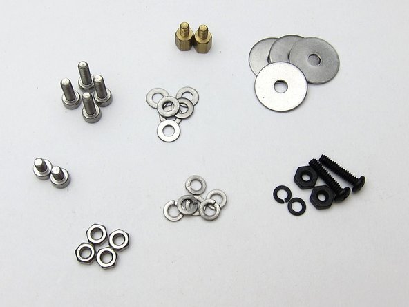 In the various bags of the kits you will find hardware,