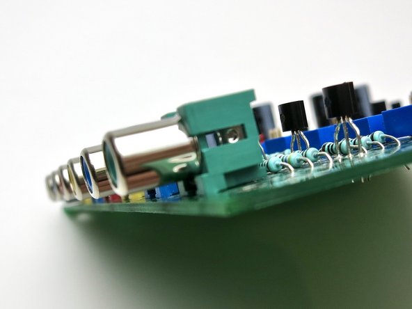 Please make sure you get the jacks mounted flat on the board before soldering.