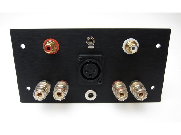 This shows everything attached to the back panel in the proper positions.