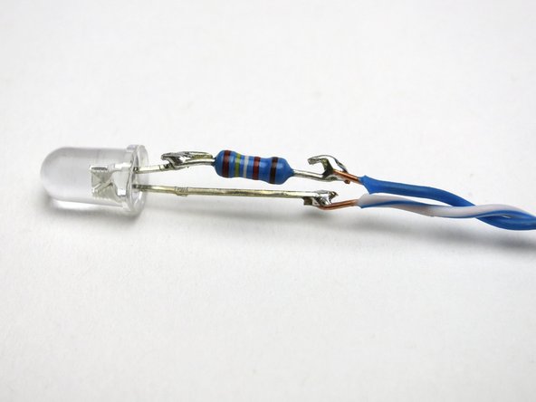 The LED for power indication needs a resistor. Anywhere between 15-30K will work, depending on how bright you want the light.