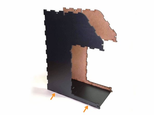 In case you can't press the nuts in, don't use excessive force. Rotate the nut until it falls in place.